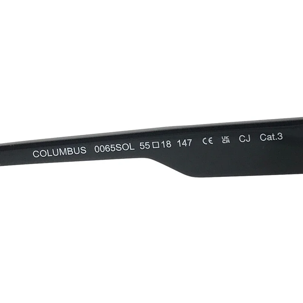 J. F. Rey Sunglasses COLUMBUS 0065SOL Black Orange Frames Gray Polarized Lenses